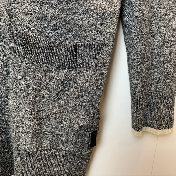 Roots Open Cardigan Charcoal Grey Cabin  Cottagecore Cotton Blend Women’s sz XS - Picture 4 of 9